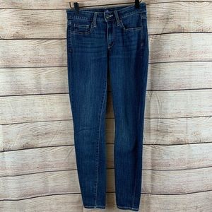 Gap Dark Wash Mid Rise Curvy True Skinny Size 26